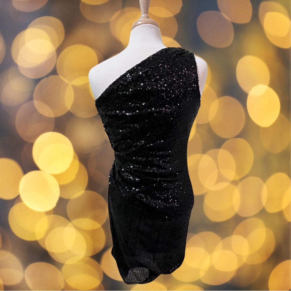 Sequined Black Ralph Lauren Dress Size 6